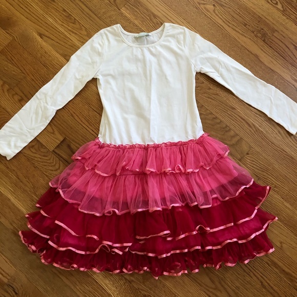 Garnet Hill Other - 2/$6🌟Pink/Red tutu long sleeve dress